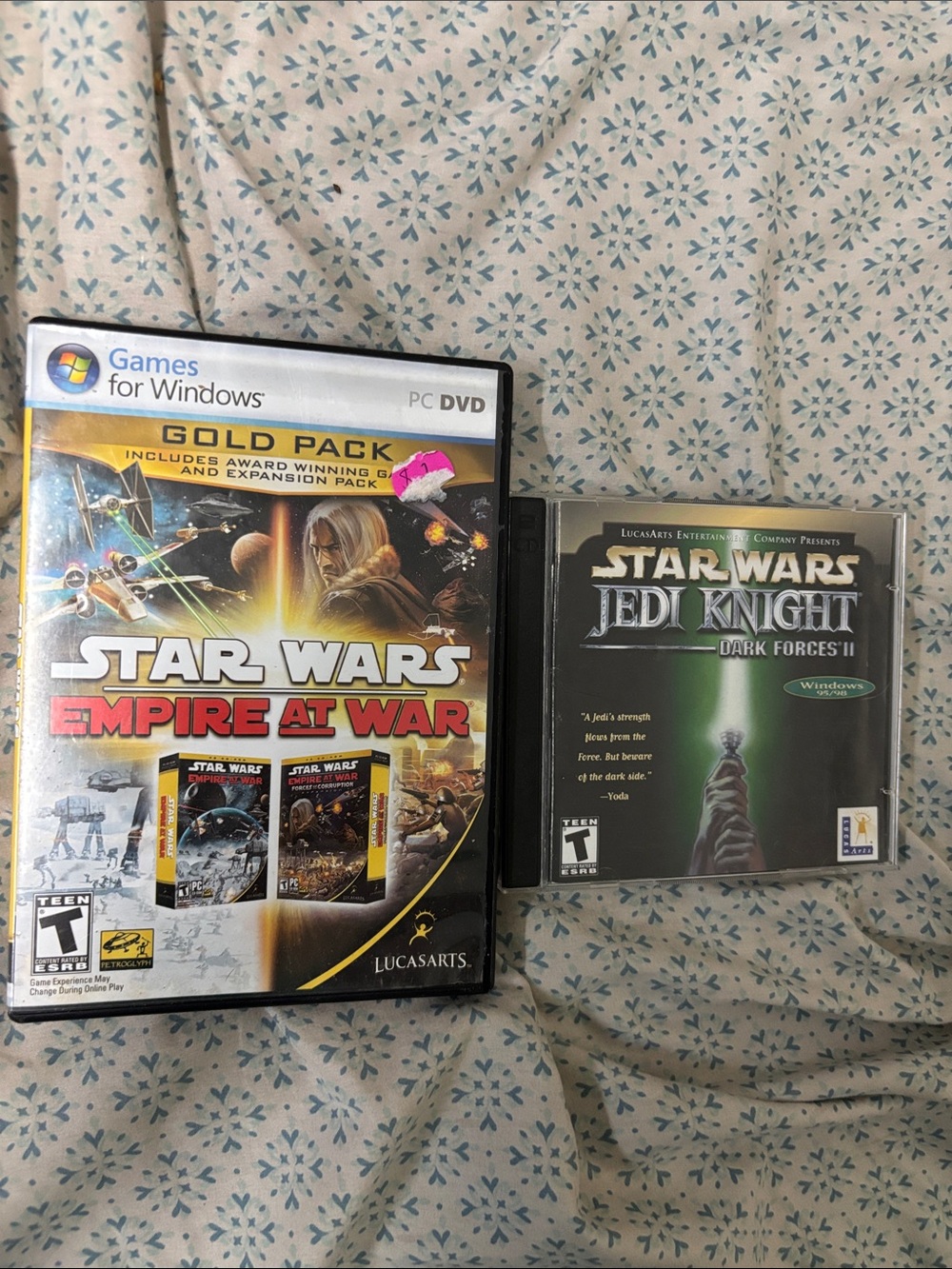Star Wars PC Games - Empire at War & Jedi Knight dark forces ii